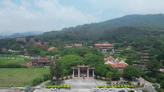 航拍福建莆田南山广化寺