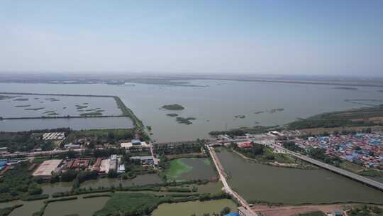 河北衡水城市风光航拍