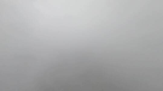 穿越机航拍穿越云层平流雾乡镇北湖公园视频素材模板下载