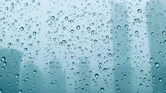 玻璃雨窗延时摄影