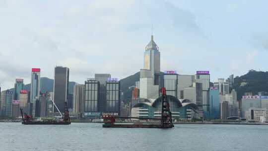 香港 维多利亚港城市风光