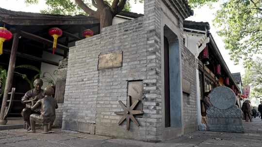 杭州拱宸桥 桥西历史文化街区视频素材模板下载