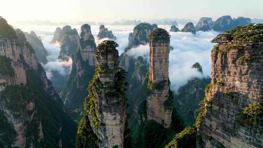 张家界武陵源景区自然风光