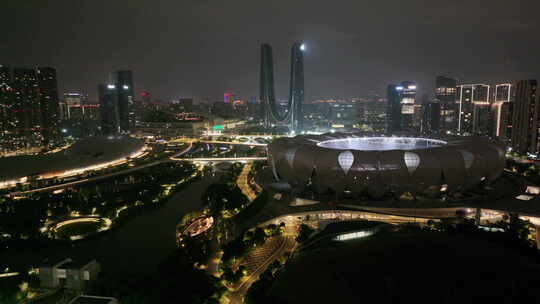 杭州夜景奥体