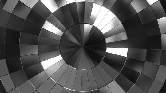 深色迪斯科镜面球特写抽象反射旋转背景环