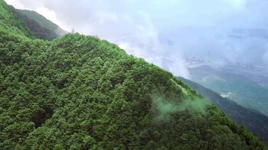 深圳梧桐山自然风光航拍视频