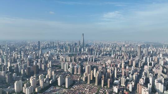 上海五件套航拍空镜