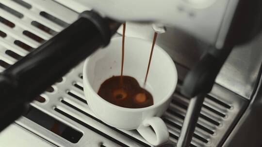 咖啡机正在制作咖啡视频素材模板下载