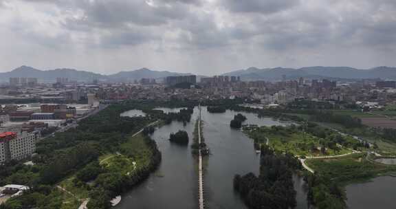 晋江安平桥旅游景区航拍