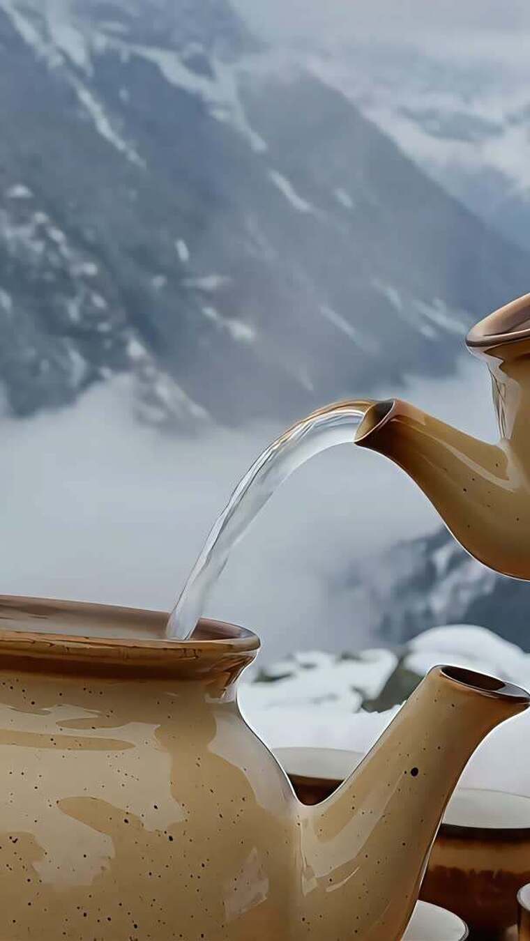 小雪竖版二十四节气大寒小寒冬天自然风光