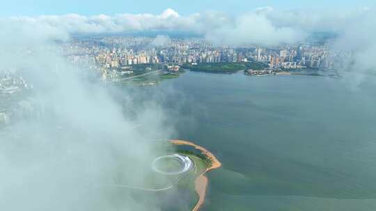 海口市天空之山驿站航拍宣传片