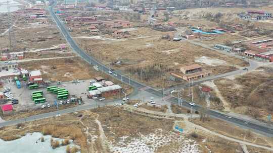 内蒙古，公路，阴天