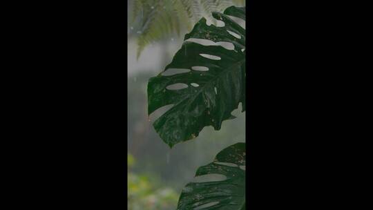 抖音下雨 雨滴素材