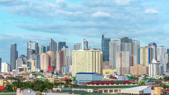 菲律宾首都马尼拉4K城市地标延时拍摄