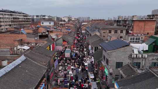 洛阳市老城区丽景门西大街视频素材模板下载