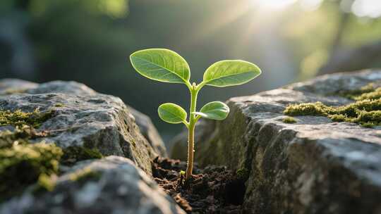 植物生长种子希望励志种子发芽