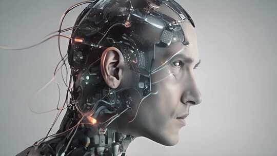 脑机接口，人工智能，未来科技，智慧生活视频素材模板下载