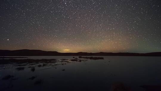 大海子星空银河猎户降落