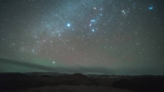 云南大山包景区星空银河视频素材模板下载