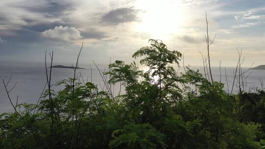 唯美海边空境日出阳光