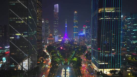 8K实拍广州第十二届国际灯光节