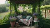 唯美田园庭院欧式花园庭院装饰高清在线视频素材下载
