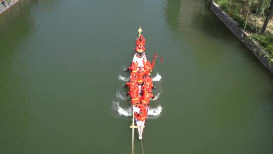 端午节划龙舟龙舟比赛特写端午节素材