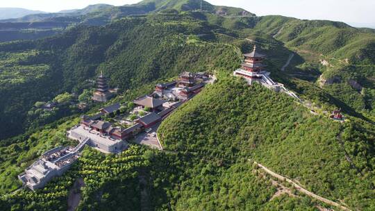 太原太山龙泉寺航拍