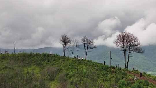 腾冲火山地热国家地质公园航拍