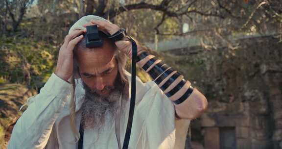 祈祷，犹太人，Tefillin，Tall