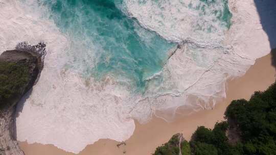 海浪浪花航拍