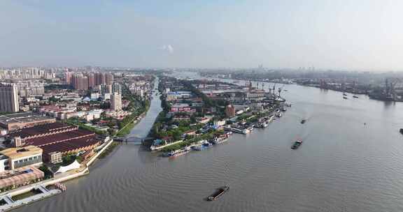 上海复兴岛航拍