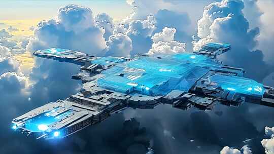 外星虚幻世界宇宙量子战舰太空科技探索开拓