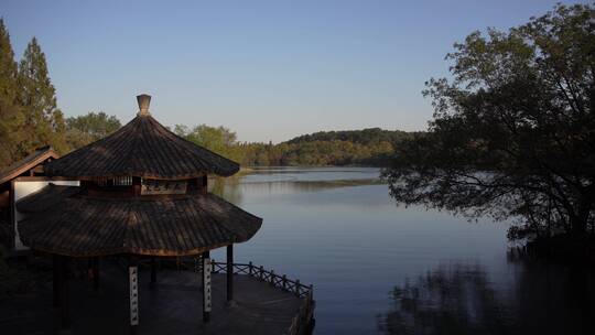 杭州西湖十景茅家埠水乡风景