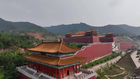 洛阳宫殿灵山寺宣传片建筑航拍