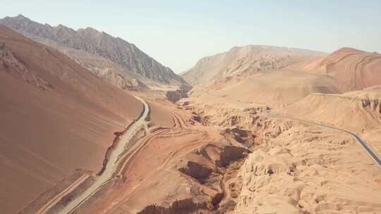 鄯善县吐峪沟大峡谷、火焰山