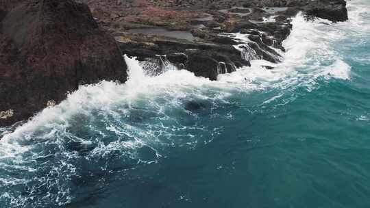 海浪浪花大海风景