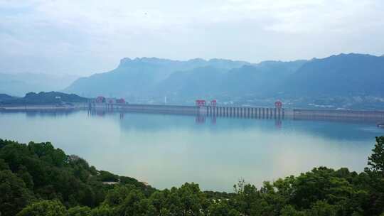 宜昌三峡人家三峡大坝航拍