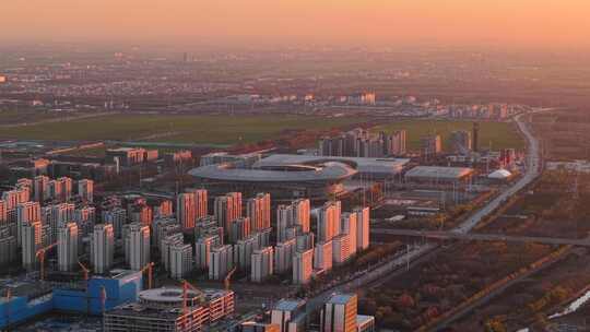 石家庄地标 复兴大街 滹沱河 湿地 城市