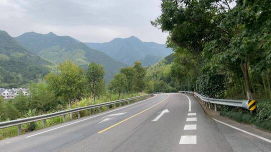 4k 户外乡村森林公路交通运输