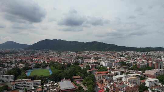 福建泉州古西街钟楼开元寺航拍