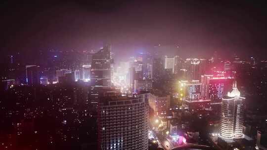 城市夜景平流雾（福州市）7
