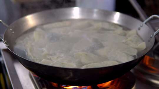水煮鲅鱼饺子视频素材模板下载