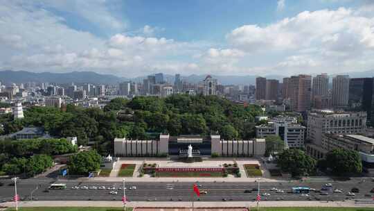 福建福州于山旅游景区航拍