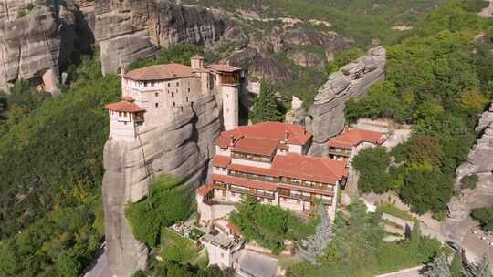 Meteora，修道院，卡拉巴卡，希腊