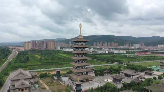 寺庙寺院祈福禅修禅意风景意境古建筑素材