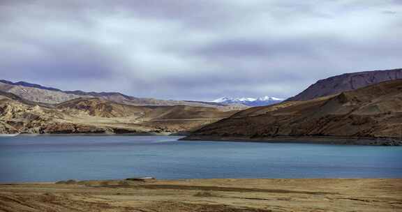 （8K延时）新疆塔县班迪尔湖下板地水库
