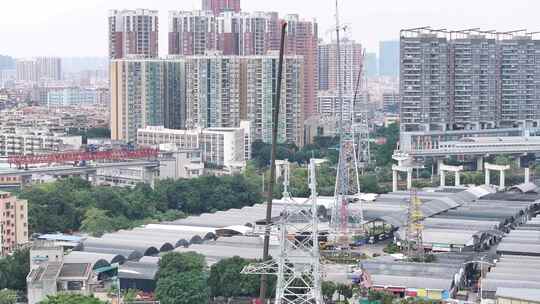 中国广东省广州市珠江大桥放射线