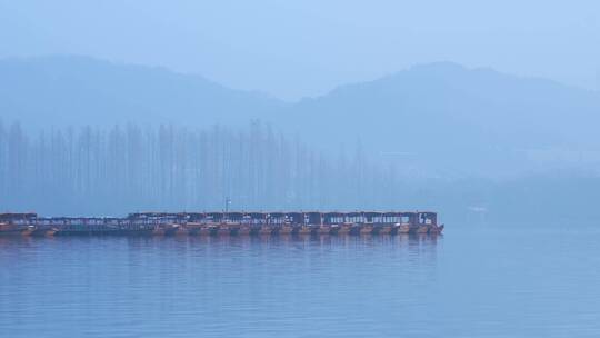 15 杭州 风景 古风 西湖 雾天 山水 水鸟视频素材模板下载