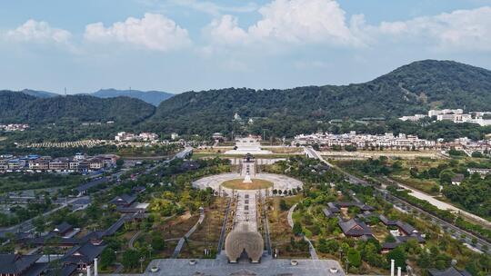 韶关南华寺延时航拍